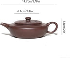 Tea Pots For Loose Tea Handmade Purple Clay Pot Kung Fu Teapot Afternoon Tea Tea Party Teapot Conference Room Tea Set Tea Infuser Pot - Image 2