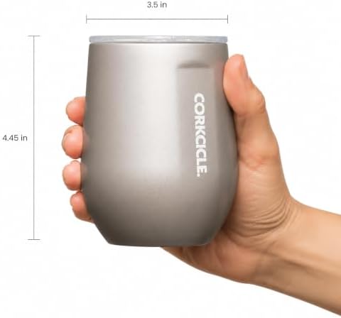 Corkcicle Stemless Wine Tumbler with Lid, 12 oz, Latte - Image 7