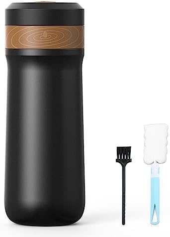 Mingzhe French Press Coffee Maker with DoubleWalled Insulation for Coffee Lovers Travel Mug 320ml Stainless Steel - Image 3