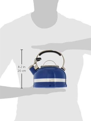 KitchenAid KTEN20SBDB 2.0-Quart Kettle with Full Stainless Steel Handle and Trim Band - Doulton Blue - Image 3