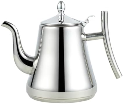Premium Gooseneck Stainless Steel Tea Kettle - 1L Capacity for Perfect Pour Over Coffee & Tea, Ideal for Home, Office & Camping(OneColor,1.1 Quart) by Unknown
