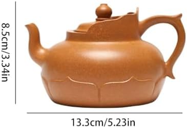 Tea Kettle Creative Handmade Purple Sand Pot Monk Hat Teapot Household Kung Fu Tea Set Collection Ceramic Tea Infuser - Image 2