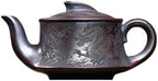 Tea Kettle Retro Original Ore Purple Sand Pot Red Clay Hand-carved Dragon Teapot Ceramic Tea Infuser by Unknown