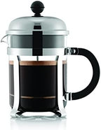 Bodum Chambord French Press Coffee Maker with BPA-Free Tritan Plastic Shatterproof Carafe, 17 Ounce, Chrome by Bodum