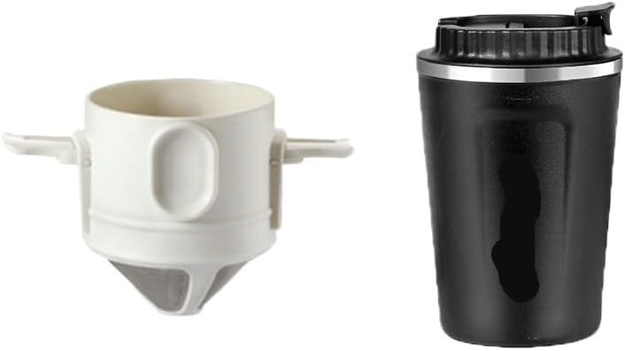 304 Stainless Steel Portable Reusable Coffee Dripper Holder by Unknown