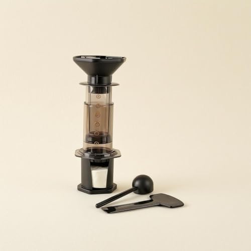 Maker Clear Coffee Brewer Upright Coffee Station With Wide Funnel Top Suitable for Small Kitchen Traveling Home, Transparent - Image 2