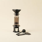 Maker Manual Coffee Brewer Design Transparent Chamber Flat Stand Visual Number Steps Suitable for Domestic Use Home Countertop, Transparent - Image 3