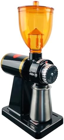 180W Electric Burr Coffee Grinder, 8 Adjustable Grind Settings Conical Burr Mill, 0.55lbs Capacity 0.33lbs/min High Speed, Professional Espresso Grinder for Home Office Cafe - Black, 110V - Image 6