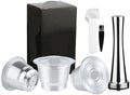 Compatible With Nespresso，Compatible With Mini，C30 D30 Coffee Maker,Coffee Capsule Reusable Espresso Steel Coffee Pod Filters(3capsule-1td) by Unknown