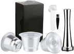 Compatible With Nespresso，Compatible With Mini，C30 D30 Coffee Maker,Coffee Capsule Reusable Espresso Steel Coffee Pod Filters(3capsule-1td) by Unknown