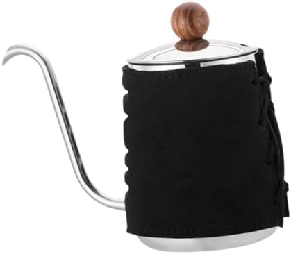Gooseneck Coffee Kettle Pour Over Kettle Drip Pot Tea Kettle with Handleless Control and Stainless Steel Construction for and Fast Heating, Black - Image 7