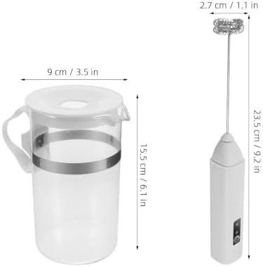 ibasenice Handheld Milk Frother Electric Whisk USB Rechargeable Coffee - Image 2