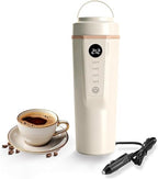 12V/24V Car Kettle, Portable Kettle for Hot Water (CREAM) by Gichies