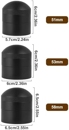 Coffee Cloth Powder Needle, 51/53/58mm Hand Adjustable Depth Coffee Stirrer With Base, For Home, Kitchen, Bar, Cafe(53mm) - Image 4