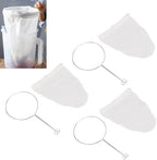 10 - Pack Reusable Mesh Storage Bags for Tea & Coffee | Fine Strainer Bags with Zipper | For Loose Leaf Tea/Cold Brew/Juice (S) - Image 2