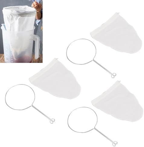 10 - Pack Reusable Mesh Storage Bags for Tea & Coffee | Fine Strainer Bags with Zipper | For Loose Leaf Tea/Cold Brew/Juice (S) - Image 2