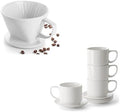 DOWAN 12OZ Coffee Cups and Pour Over Coffee Maker by DOWAN