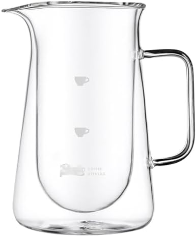 Double Wall Glass Coffee Carafe Pour Over Coffee Maker Decanter, 13.5oz by Unknown