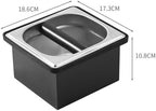 Box Espresso Knock Ground Container Box Accessory Stainless Steel Material Suitable for Coffee Shops, Small - Image 3