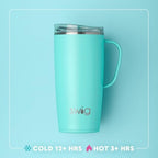 Swig Life 22oz Insulated Travel Mug with Handle & Lid, Oh My Stars - Image 3