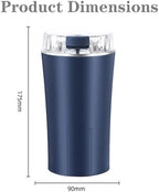 One-Touch Electric Coffee Grinder, Portable Multi-Grain Blending & Powdering Machine with Stainless Steel Blade for Beans Spices Herbs Tea, Cleaning Brush Included - Image 6