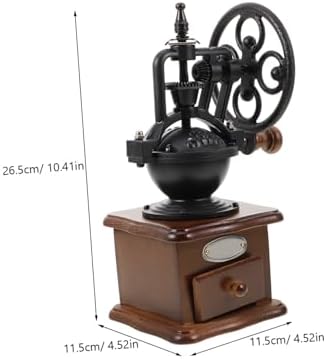 Vintage Manual Coffee Bean Grinder, Hand Crank Home Kitchen - Image 2