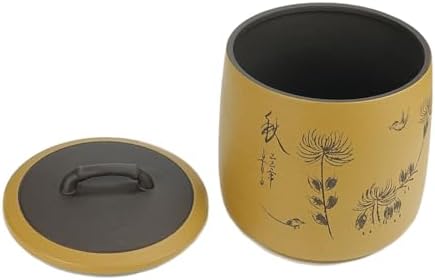 Yixing Clay Anti-Caking Storage Jar 8L, 15Lb Rice Canister with Lid - Image 6