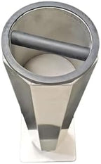 Rattleware Stainless Steel Round Knock Box with Floor Stand Espresso Waste - Image 6
