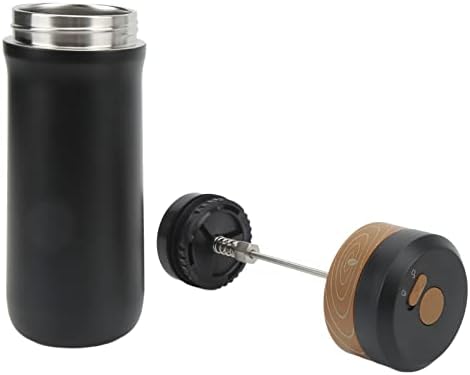 Omabeta Portable Stainless Steel French Press Coffee Maker Insulated Travel Mug for Coffee Lovers 320ML - Image 4