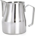 Gravy Boat Milk Jug 500ml/700ml Stainless Steel Frothing Pitcher Pull Flower Cup Coffee Milk Frother Latte Art Milk Foam Tool Coffeware Sauce Jug (Color : Silver-500ml) by Unknown