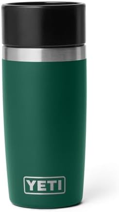YETI Rambler 12 oz Travel Bottle, Stainless Steel, Vacuum Insulated with Leakproof Commuter Cap, Black Forest Green - Image 5