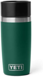 YETI Rambler 12 oz Travel Bottle, Stainless Steel, Vacuum Insulated with Leakproof Commuter Cap, Black Forest Green - Image 5