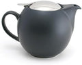 Zero Japan Bee House Round Teapot For One, 24 Oz - Ceramic Tea Pot with Stainless Steel Lid and Infuser, Smooth-Pour Spout, Diswasher and Microwave Safe Tea Pots (Noble Black) by ZEROJAPAN