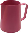 Milk frother cup, Milk Jug, Flower Cup Fancy Coffee Embossed Tip Mouth Frother 600ml(Rood) by Unknown