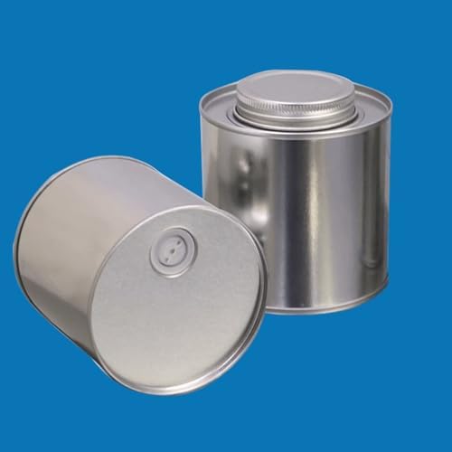 9 Pcs Silver Tinplate Coffee Bean Canister Airtight Tinplate Can Kitchen Canisters Tea Tin Can for Countertop Canister Sets - Image 7