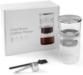 Amagogo Coffee Device Cold Brew Maker Coffee Maker Brewer Carafe With Transparent Glass Body And Cleaning Brush For Easy Care Suitable for home travel gifting shared dorm use small apartments 300mL by Unknown