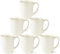 AmorArc 16 oz Coffee Mugs Set of 6, Large Ceramic Coffee Cups-Light Beige by AmorArc