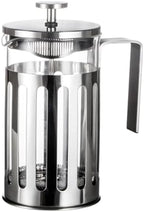 French Press Coffee Maker Espresso Coffee Maker Copper Cold Brew Heat Resistant Thickened Borosilicate Coffee Pot With 3 Stainless Steel Filter Screens(/Silver A,350ml) by GIZNXBA