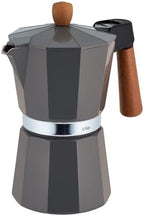 Cilio Legno Stovetop Espresso Maker, Gray, 15-Ounce by cilio