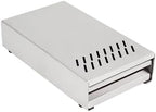 DIBTSA Espresso Knock Box Drawer, Stainless Steel Coffee Grounds Container with Removable Rubber Knock Bar and Non-slip Base, Mini 9.29 x 5.43 x 2.08 inches (Silver) - Image 2