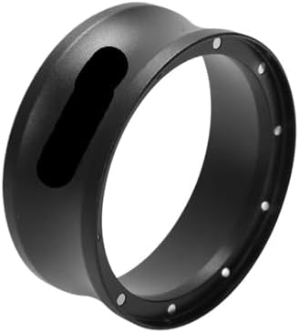 Espresso Dosing Funnel Coffee Magnetic Accessories Ring For Portafilter Barista Tools(53-54mm Black) - Image 2