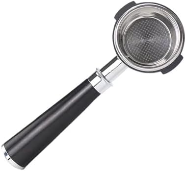 Coffee Bottomless Portafilter Naked For Two Ears With Filter Basket Espresso Machine Accessories Barista Tools(58MM E61 Black) by Unknown