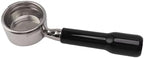 58mm Bottomless Portafilter, Stainless Steel Double Ear Coffee Portafilter for Gaggia Baby Classic Evolution, Compatible with 58mm Filter Baskets (Black) - Image 2