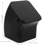 ibasenice Square Coffee Knock Box, Espresso Puck Knock Box, Black - Image 7