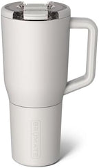 BrüMate Müv - 35oz 100% Leak Proof Insulated Coffee Mug with Handle & Lid - Stainless Steel Coffee Travel Mug - Double Walled Coffee Cup (Dune) by Br%C3%BCMate