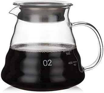 Coffee Press Coffee Pot 350ml 600ml 800ml Glass Coffee Dripper Insulated Handle Pots(550ml) (350ml) - Image 7