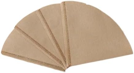100 Pcs Coffee Filters Size 01 02 Cone Unbleached Paper FiltersFor Pour Over And Drip Maker(V02 100Pcs) by Unknown