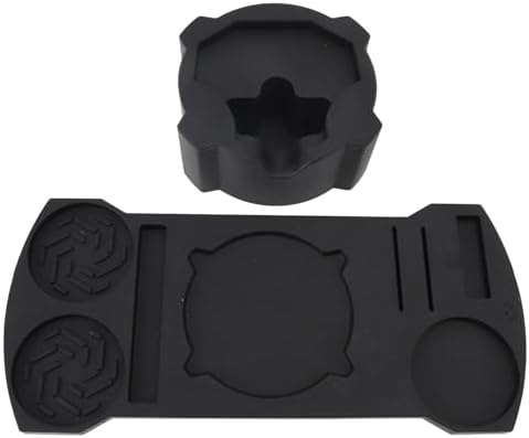 SUNGOOYUE Tamper Stand Silicone Tamping Station for 51mm 53mm 58mm Portafilter Handle Non Slip Storage Mat Coffee Distributor Holder for Home Barista Coffee Station - Image 6