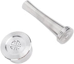 Stainless Steel Reusable Coffee Capsule, Coffee Pod Filter for Q Machine, with Easy Design for Ground (with Paper Filters Brush Spoon Press Hammer) - Image 7