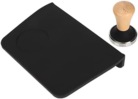 Yinhing Tamping Mat, Coffee Maker Mat with Flat Base 2pcs Silicone Coffee Tamper, Tamping Pad, Oil Proof Pad Tamper Kit for Home Shop (58mm / 2.28in Tamper) - Image 5